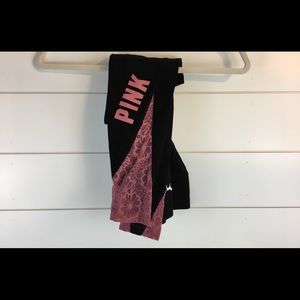 PINK Victoria's Secret Pants - Victoria Secret Pink Yoga Leggings PINK Victoria's Secret Pants - Victoria Secret Pink Yoga Leggings